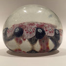 NEGC New England Glass Co Concentric Complex Millefiori Art Glass Paperweight