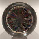 Huge Antique Baccarat Art Glass Paperweight Complex Closepacked Millefiori