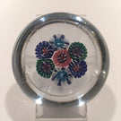 Rare Antique St Mande Art Glass Paperweight Concentric Complex Millefiori