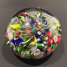 Antique Saint Louis Art Glass a paperweight End of Day Millefiori Scramble