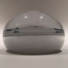 Rare Antique Albert Graeser Art Glass Paperweight Freemasons Floral White Plaque