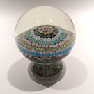 Exceptional Murano Piedouche Art Glass Paperweight Concentric Millefiori