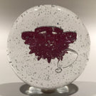 Encased "Badge Weight" Australian Military Medal Art Glass Paperweight