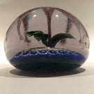 Rare Salvador Ysart art glass paperweight upright flower & concentric millefiori