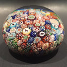 Antique Baccarat Art Glass Paperweight Complex Closepacked Millefiori