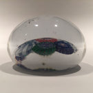 Rare Antique St Mande Art Glass Paperweight Concentric Complex Millefiori