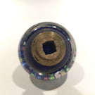 Perthshire Art Glass Paperweight Doorknob Concentric Closepacked Millefiori