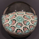 Early Murano Art Glass Paperweight Complex Silhouette Bouquet Millefiori