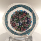 Rare Antique Clichy Art Glass Paperweight Close Packed Millefiori Mushroom