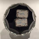 Orient & Flume Art Glass Paperweight Close Packed Millefiori Complex Faceting
