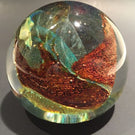 Vintage Kerry Glass Art Glass Handmade Modern Irish Art Glass Paperweight