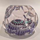 Whitefriars Art Glass Paperweight Concebtric Millefiori & Fancy Facets