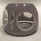 Vintage Baccarat Art Glass Paperweight Robert E Lee large Sulphide Gray Overlay