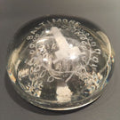Large Millville Art Glass Frit Paperweight Baltimore Maryland Light House