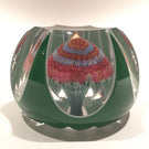 Vintage Baccarat Art Glass Paperweight Fancy Cut Overlaid Millefiori Mushroom