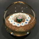 Vintage Murano Fratelli Toso Art Glass Paperweight Millefiori Grape Silhouette