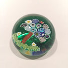 Vintage Murano Miniature Art Glass Paperweight Patterned Millefiori Tree