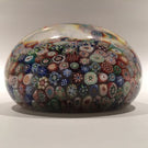 Huge Antique Baccarat Art Glass Paperweight Complex Closepacked Millefiori
