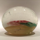 Early Chinese Art Glass Paperweight Lampworked Double Clamantis