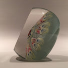 Vintage Upright Strathearn Art Glass Paperweight 8 Spoke Millefiori Twists