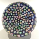 Perthshire Art Glass Paperweight Doorknob Concentric Closepacked Millefiori