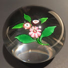 Large Antique Clichy Art Glass Paperweight Complex Millefiori Nosegay Bouquet