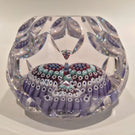 Whitefriars Art Glass Paperweight Concebtric Millefiori & Fancy Facets