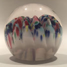 Antique Millville Art Glass Paperweight Multicolored Umbrella