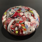 Antique New England Glass Co. Art Glass Paperweight Millefiori scramble