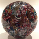 Rare Pietro Bigaglia Art Glass Paperweight Complex Franchini Millefiori Scramble