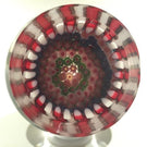 Rare Clichy Art Glass Paperweight Complex Close Packed Millefiori Piedouche