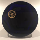 Vintage Cristal D’Albert Art Glass Paperweight Christopher Columbus Sulphide