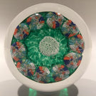 Huge Murano Art Glass Paperweight Complex Millefiori Daisy Canes