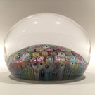 Baccarat Art Glass Paperweight Close Pack Millefiori 50+ Zodiac Silhouette Canes