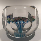 Rare Antique Clichy Art Glass Paperweight Close Packed Millefiori Mushroom