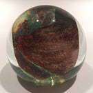 Vintage Kerry Glass Art Glass Handmade Modern Irish Art Glass Paperweight