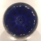 Vintage Strathearn 10 Spoke Latticino and Millefiori on Blue