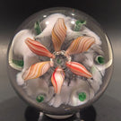 Vintage American Art Glass Paperweight Degenhart? Fountain flower