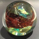 Vintage Kerry Glass Art Glass Handmade Modern Irish Art Glass Paperweight