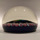 Vintage Paul Ysart Art Glass Paperweight lamp worked bouquet millefiori Garland