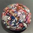 Rare Pietro Bigaglia Art Glass Paperweight Complex Franchini Millefiori Scramble