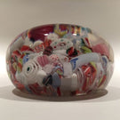 Antique New England Glass Co. Art Glass Paperweight Millefiori scramble