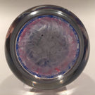 Damaged Modern Baccarat Art Glass Paperweight Griddle Silhouette Millefiori