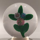 Antique Clichy Art Glass Paperweight Millefiori Lampworked Nosegay Bouquet