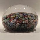 Antique Baccarat Art Glass Paperweight Complex Closepacked Millefiori