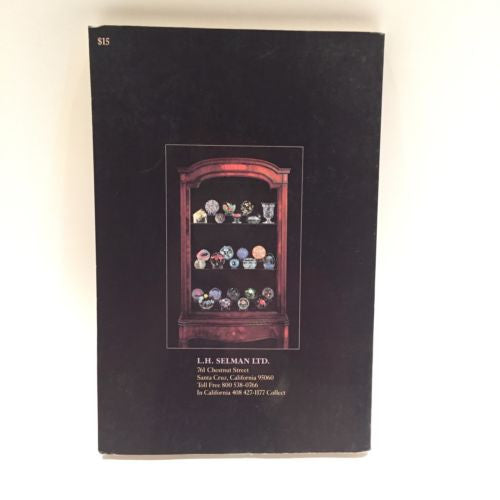Collectors Paperweights Price Guide and Catalogue LH Selman 1986 Refer