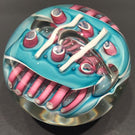 Signed Schmidt / Rhea Art Glass Paperweight Modern Design c.1987