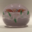 Vintage American Art Glass Paperweight Degenhart? Fountain flower