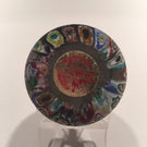 Medium Murano Art Glass Paperweight Egg Shaped Close Packed Millefiori