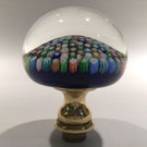 Perthshire Art Glass Paperweight Doorknob Concentric Closepacked Millefiori